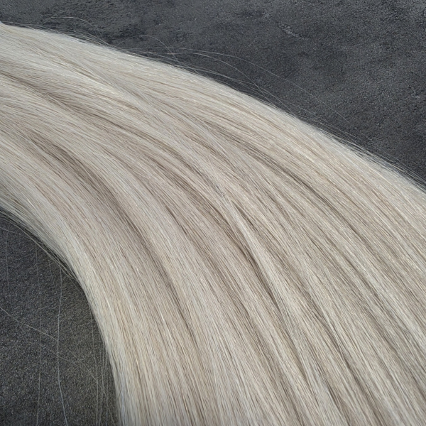 Preview: Bondings 45cm glatt - Silberweiß - OUTLET